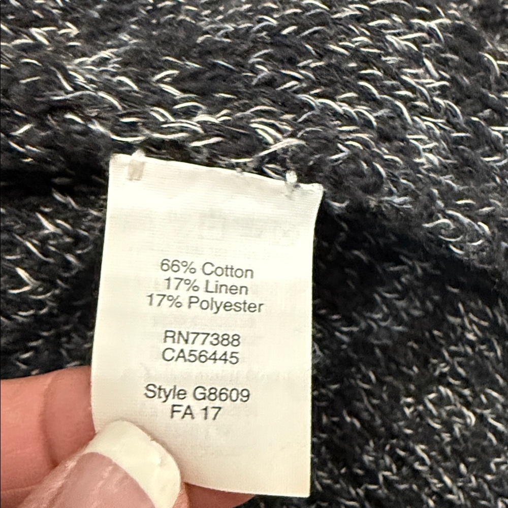 JCREW Women's BLACK & WHITE Cardigan - Picture 6 of 6